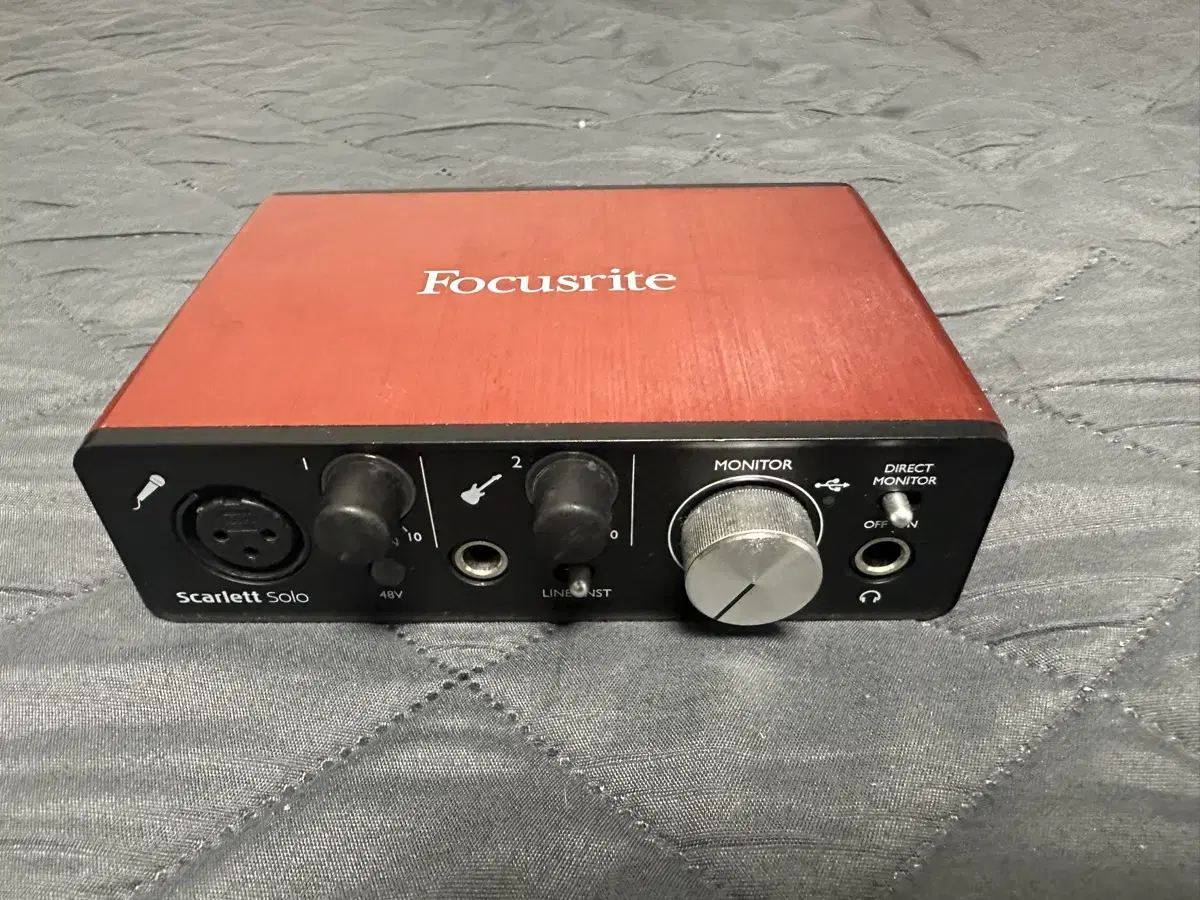 Focusrite Scarlett 2nd gen Solo 오디오 인터페이